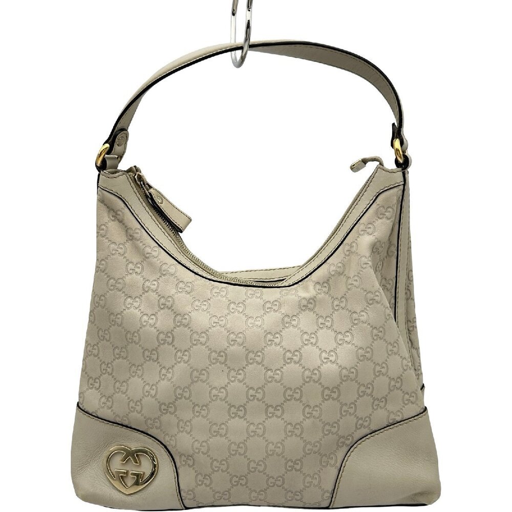 Gucci Lovely Hobo Bag White Guccissima